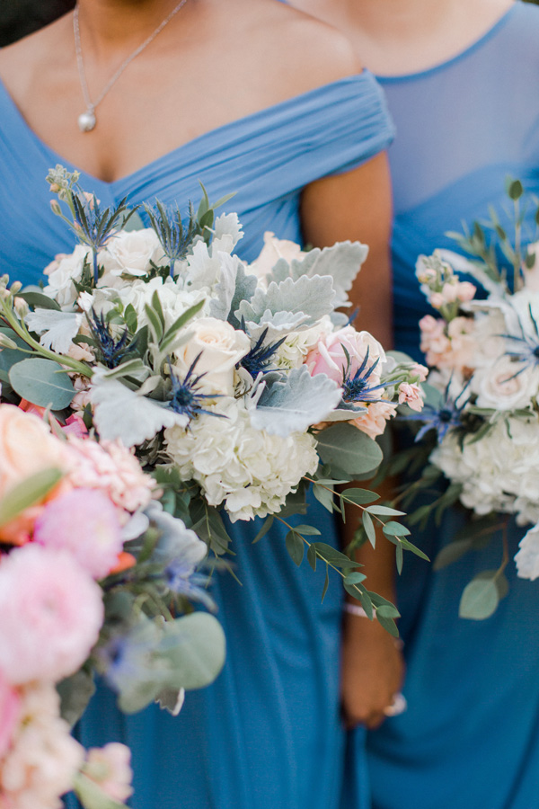 Bouquets for the bridesmaids